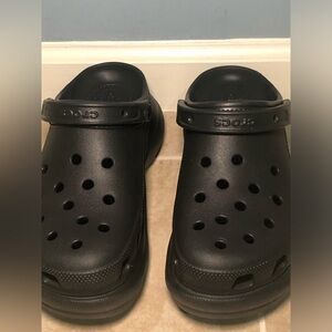 CROCS Classic Clog Mules in Black